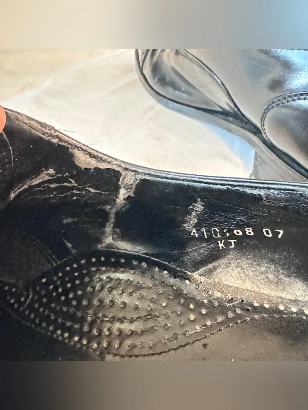 Classic Florsheim Mens Lexington Cap Toe Oxfords in Black Leather Sz 10.5 D